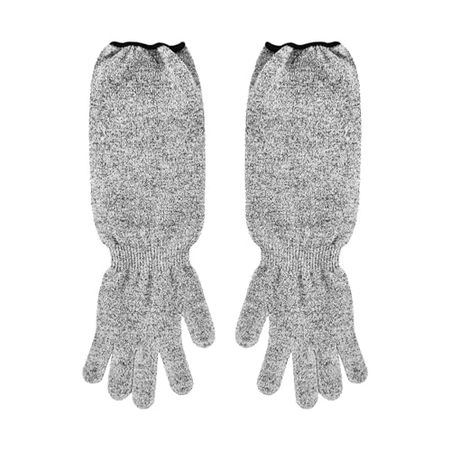 Guantes resistentes al corte, guantes de seguridad para cortar | Guantes de jardinería de manga larga resistentes a los cortes, guantes de protección largos para jardinería, agricultura y jardinería