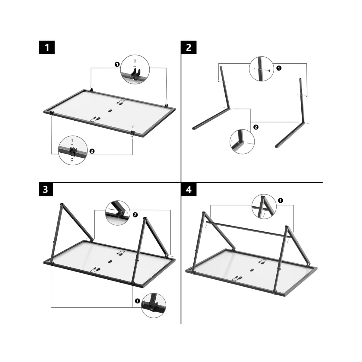 ECOFLOW Adjustable Ground & Suspended Solar Bracket