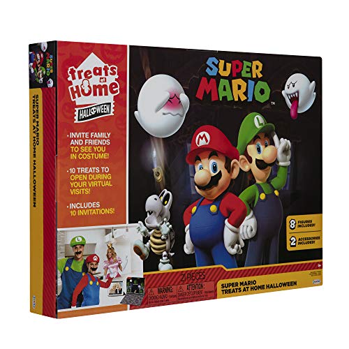 Super Mario Boo's Mansion Kids Halloween Hide-And-Seek Game With 10 Figurines And Accessories #TOP7