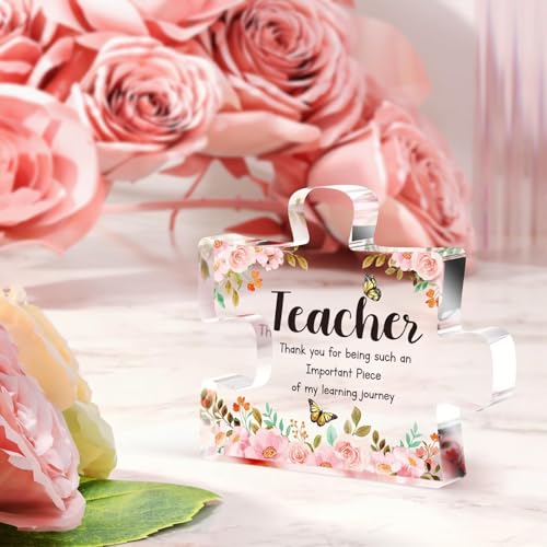 Image of Heart shaped plaque gift (Teacher)