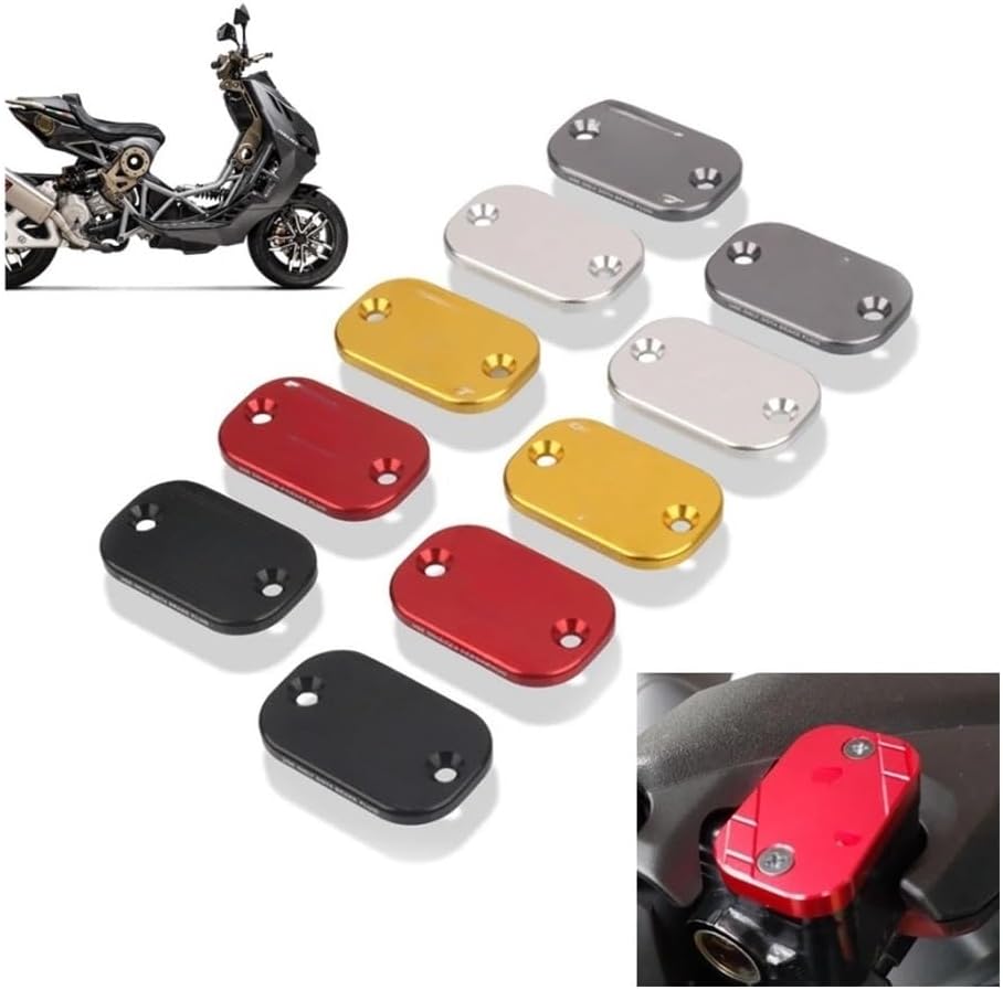 Fluid Reservoir Cap Motorcycle CNC Front Brake Fluid Reservoir Oil Cup Cap Master Cylinder Cover for Italjet Dragster 200 200
