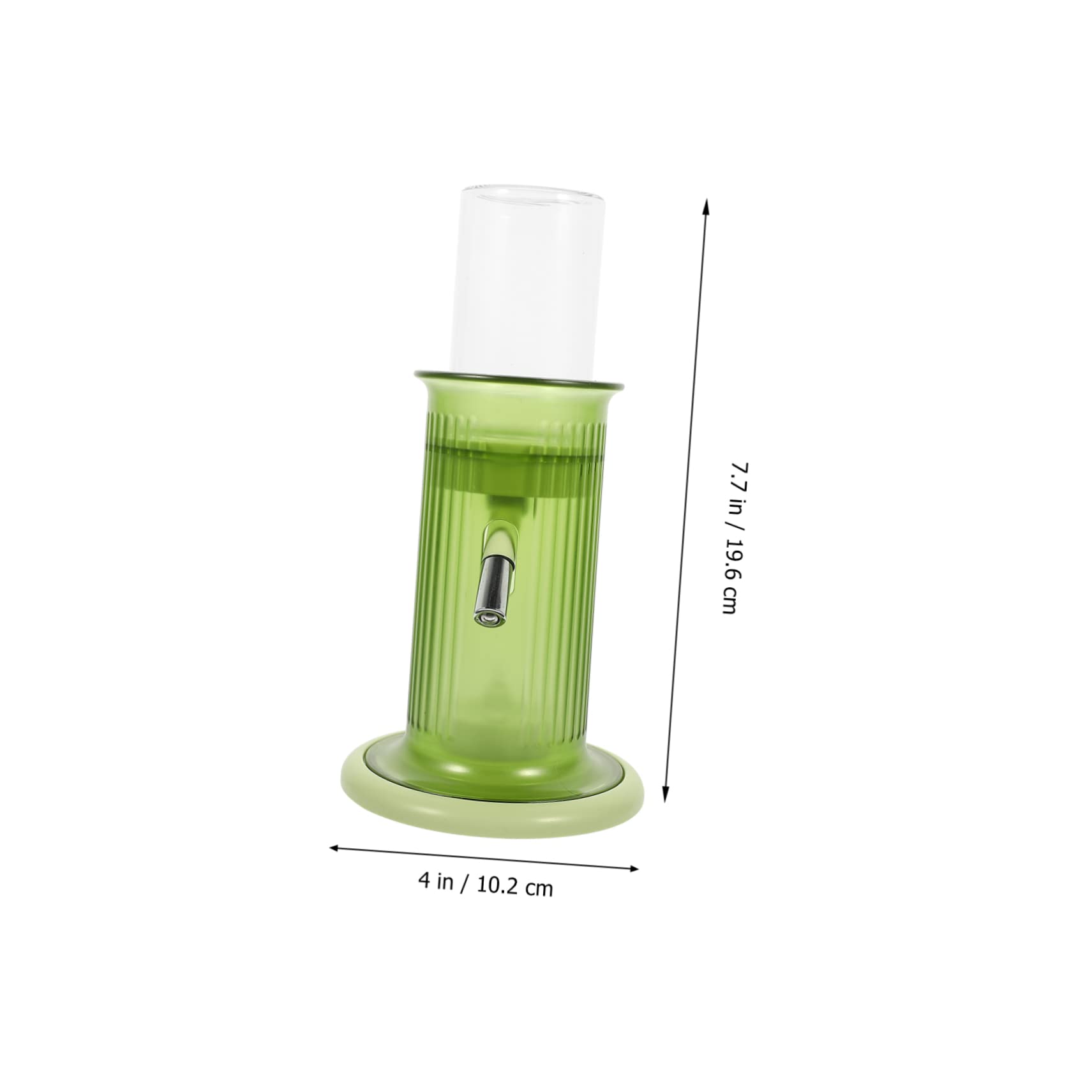 Beaupretty Biberon pour Hamster Automatique Distributeur d'eau Sol Plastique Vert Taille Standard Accessoire Cage Petit Animal Compagnon