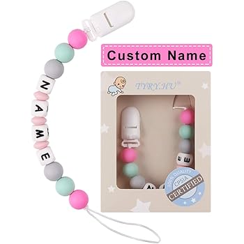 custom name pacifiers