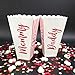 Personalized Custom Text Name Small Popcorn Bucket - Family Movie Night - Reusable - Birthday Party Favors