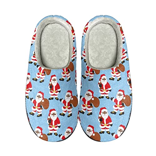 Joylamoria Cute Santa Claus Slipper Platform Shoes Plush Slipper Socks Shoes Arch Support #TOP5