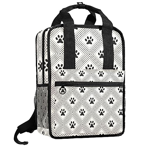 Sac à dos en losange multicolore pour garçons et filles | 35.5x26x12 cm