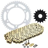 NICHE Drive Sprocket Chain Combo for Yamaha FZ6R Diversion XJ6 Front 16 Rear 46 Tooth 520V-X X-Ring 118 Links