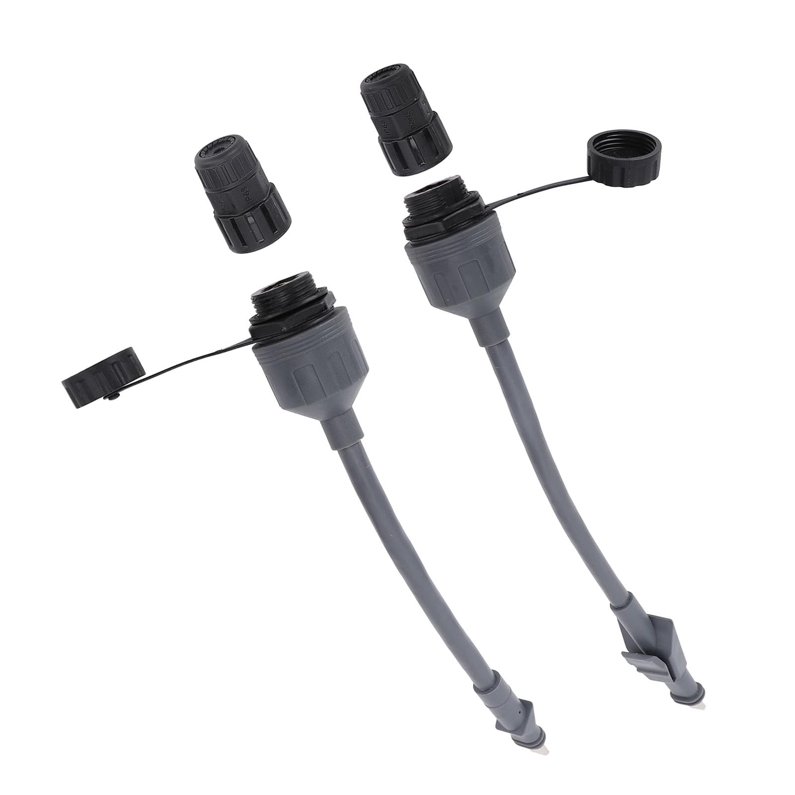 Generic Prostokątny Adapter Satelitarny SPX na RJ45 Ethernet Kabel łącznikowy Wodoodporny IP68 do Użytku w Pomieszczeniach na Zewnątrz 22AWG miedź 2 szt.