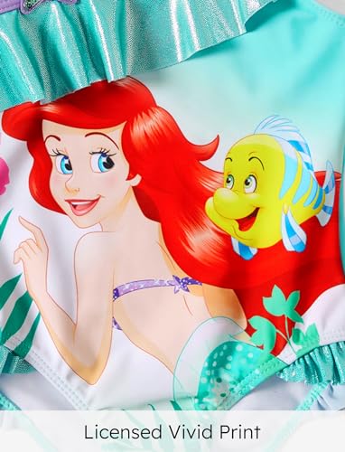 Disney Mickey and Friends Girls One Piece Swimsuits Ruffles Swimwear Beach Sport Bathing Suit3