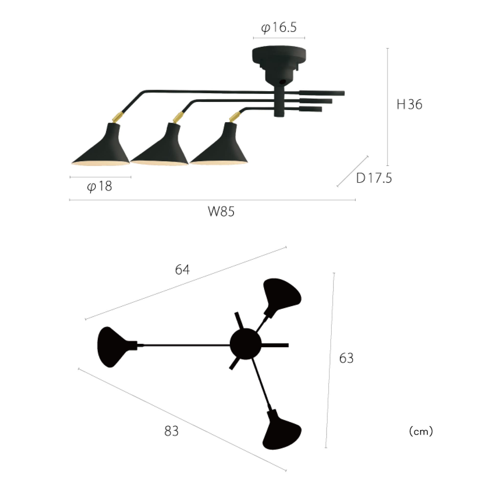 Amazon.co.jp : インターフォルム シーリングライト LT-9520BK ロネ