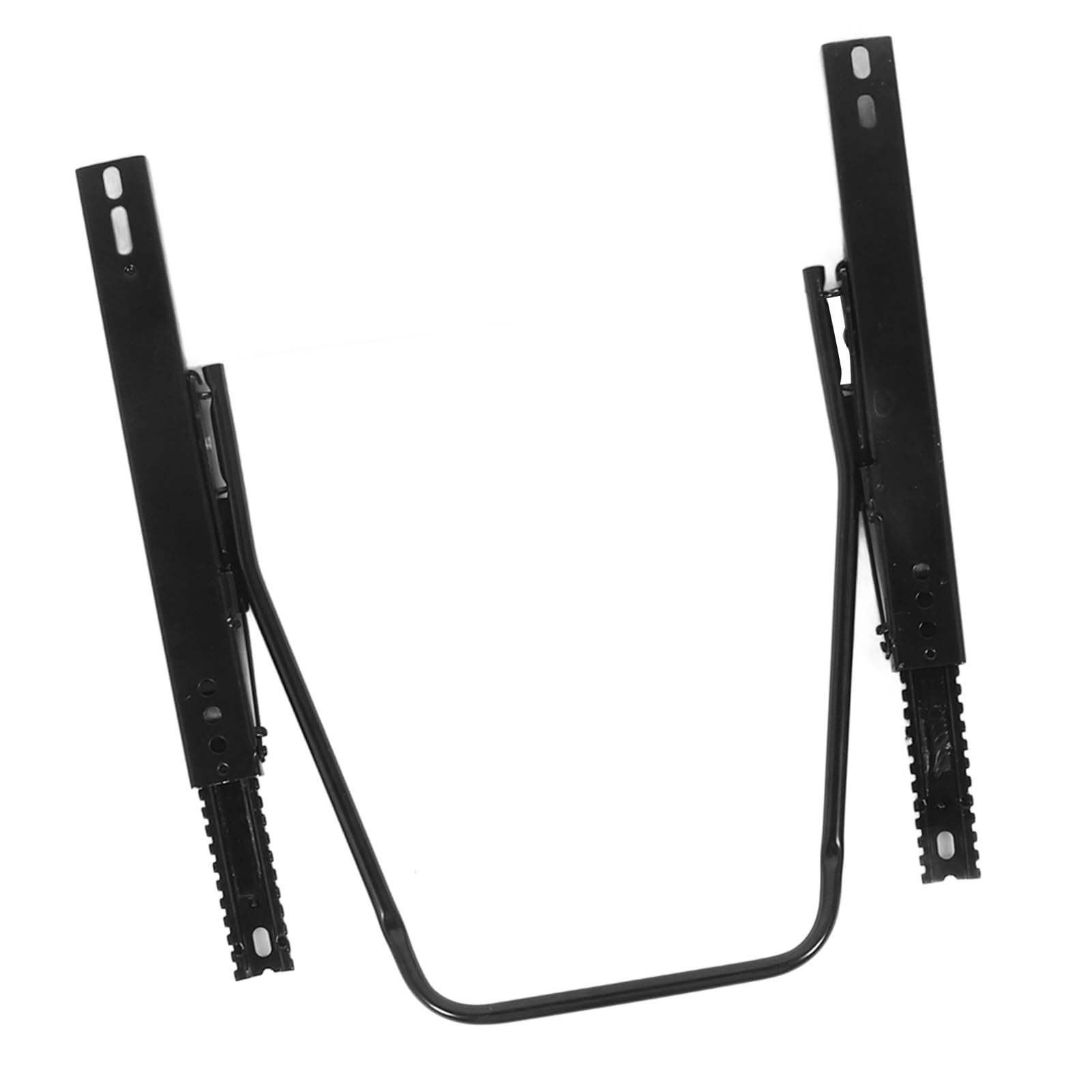 Alomejor Binario di Scorrimento del Sedile Slider del Sedile Universale in Acciaio Laminato a Freddo 340 Mm Supporto per Regolabile Manuale con Doppia Chiusura per Sostituzione e Conversione di