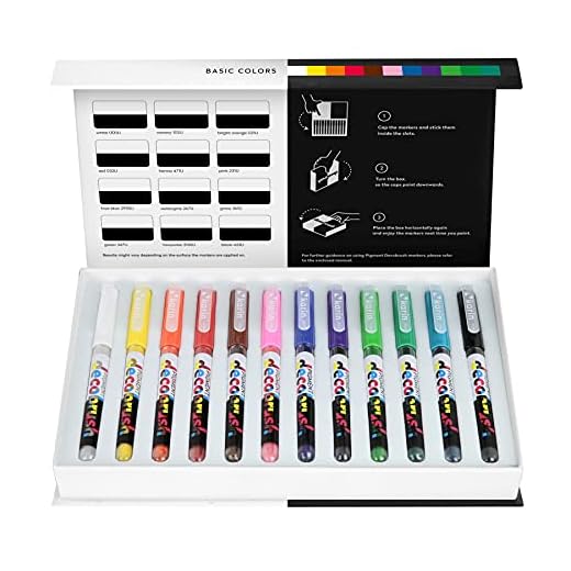 Karin Set de Rotuladores PIGMENT decobrush Multicolor 12 Piezas