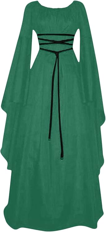 OIOLOYJM Renaissance Costume Women Medieval Sexy Plus Size Witch Vampire Gothic Halloween Costumes Woman 2025 Clothes Dresses