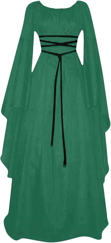 OIOLOYJM Renaissance Costume Women Medieval Sexy Plus Size Witch Vampire Gothic Halloween Costumes Woman 2025 Clothes Dresses