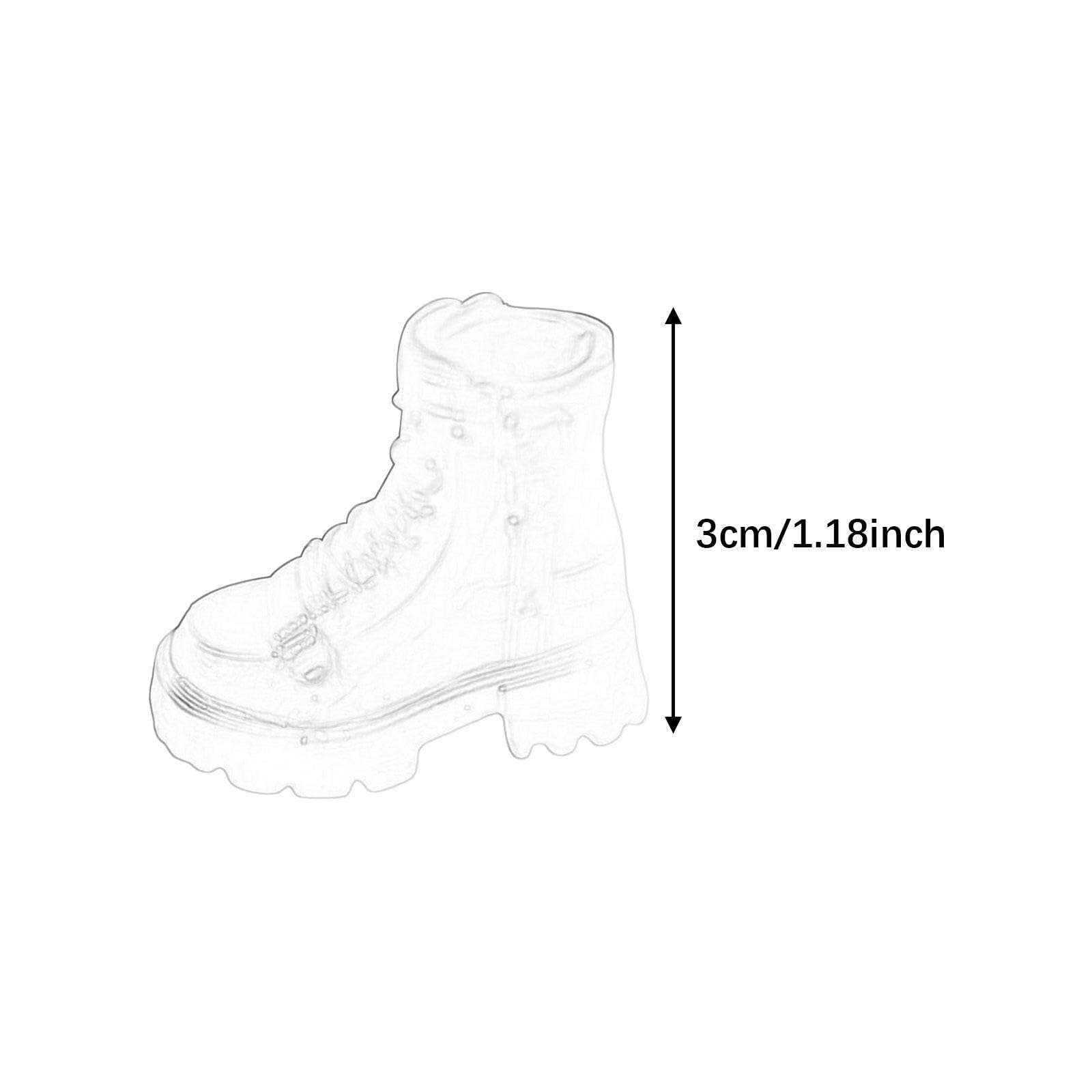Stivaletti alla Caviglia in 1/12 per Action Figure, Accessori per Bambole in Miniatura, Marrone