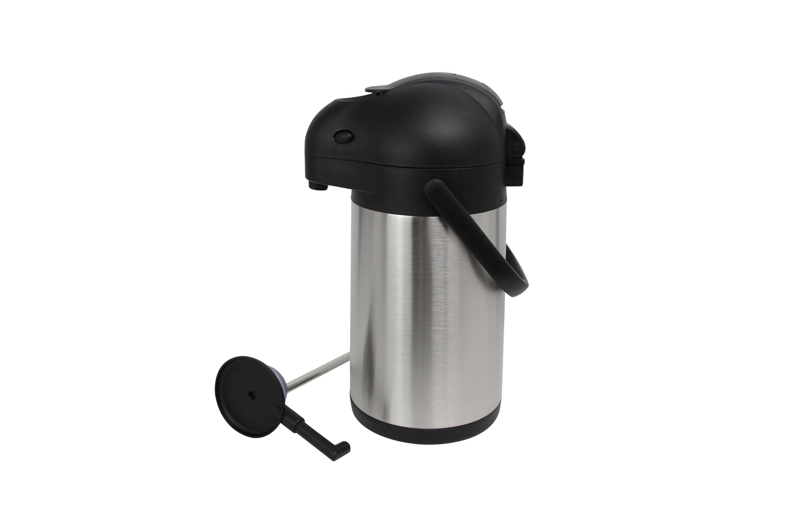 METRO Professional Jarra Térmica con Dispensador, Acero Inoxidable 18/8, 20.5 x 17.5 x 43.5 cm, 5 L, Plateada