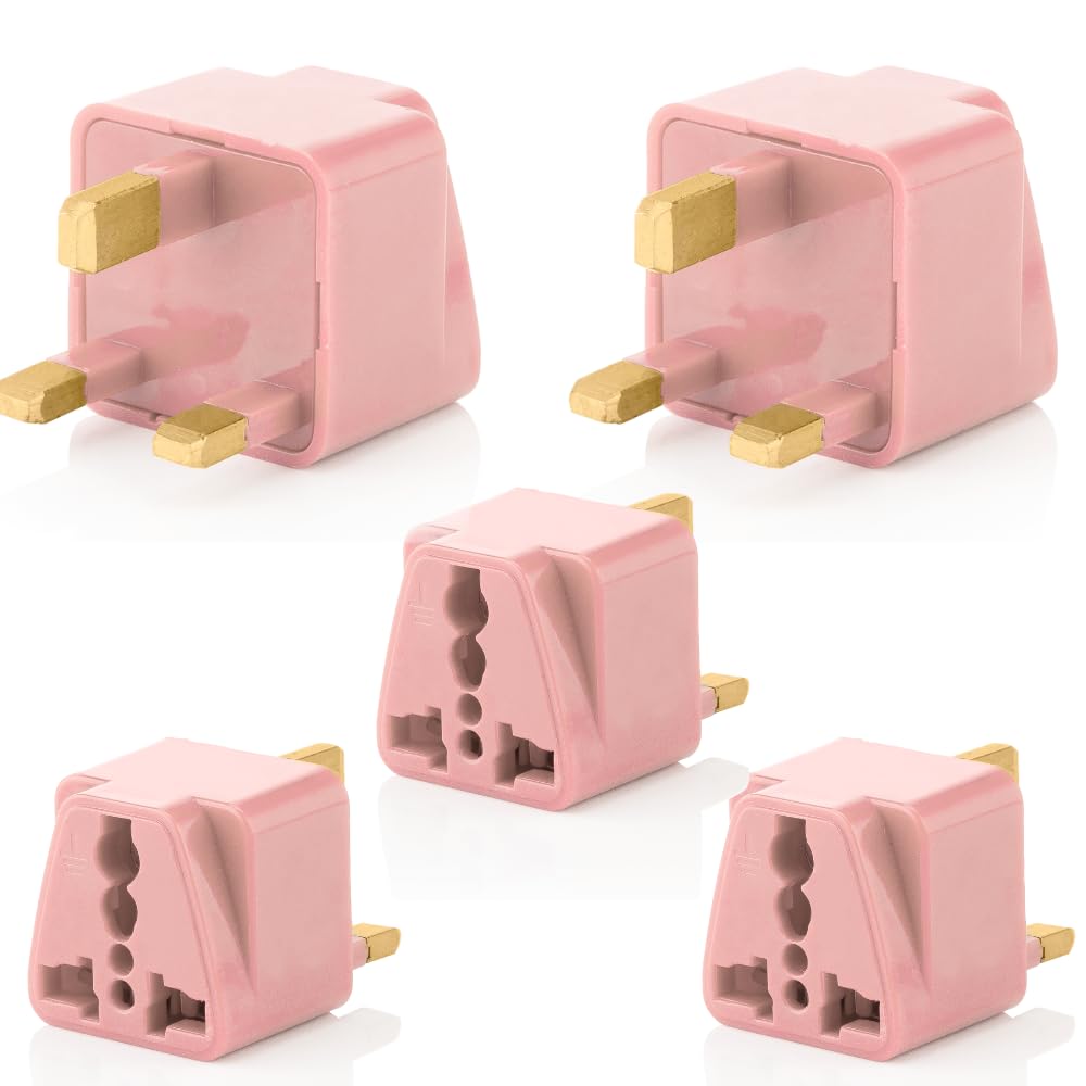 Hi-Plasst Black UK Adapter (Type-G Plug) - 1pc Pack - UK Travel Converter for Dubai, Singapore, Hong Kong, Malaysia - Compact & Durable India to UK Plug Adapter — Amazon image 15