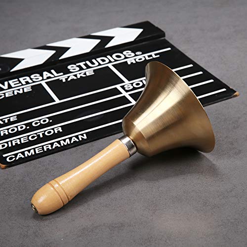 Super Loud Solid Brass Hand Call Bell - Thumbnail 5