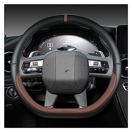 Couverture de volant de voiture D 38cm café pour sublimer vos trajets quotidiens en DS