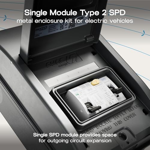 Chargeur EV BG Sync EV CFEV5A gris avec RCD Type A 40A et protection IP65
