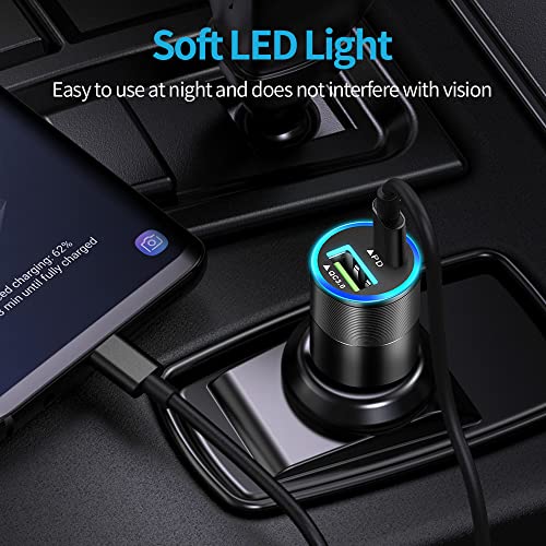 Adaptador de carga de coche PD PPS para Google Pixel 8 7 6 y Samsung 2