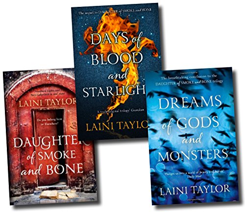 Daughter of Smoke and Bone Trilogy Collection Laini Taylor 3 Books Set