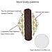 wegreeco Reusable Menstrual Pads for Women - Reusable Sanitary Pads | Reusable Panty Liners | Soft Cloth Menstrual Pads - 5 Pack, 1 Cloth Wet Bag (Large, Flower)