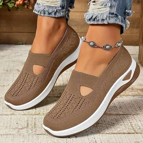 Orthopedic Sneakers for Women Wide Width Breathable Comfortable Non Slip Casual Walking Workout Running Gym Mesh Shoes2