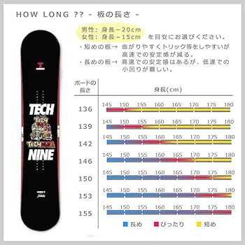【初心者おすすめ 】 TECHNINE スノーボードセット 153cm Amazon | スノーボード TECHNINE テックナイン JAHLIFE-JP 2023