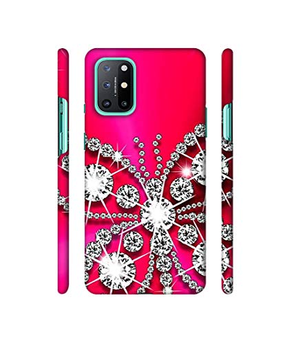 Image of Amazon Brand - Solimo Designer Stone Butterfly 3D Printed Hard Back Case Mobile Cover for OnePlus 8T