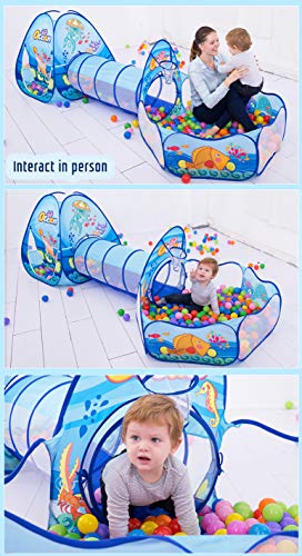 Tente Tunnel Enfant Benebomo – Jeu Pliable 0-6 Ans 🎁 – Image 7