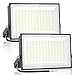 Onforu 2 Pack 150W LED Flood Light, 15,000lm 5000K Daylight White, IP66 Waterproof Super Bright Security Lights, Outdoor Floodlight for Yard, Garden, Playground, Basketball Court