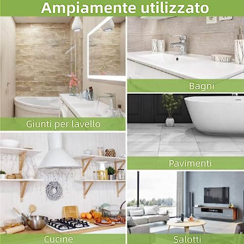 Norhogo 10Pcs Silikon Dichtmittel Spatel, 3 in 1 Professionelle Silikon-Werkzeuge zum Entfernen von hartnäckigen Silikon, verwendet in Bad, Küche, etc.