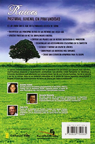 Raíces: Pastoral juvenil en profundidad (Especialidades Juveniles) (Spanish Edition)