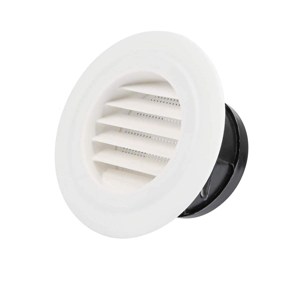 Buy Round Air Vents Louver, Thicker Soffit Vent Cover Grille Cap with