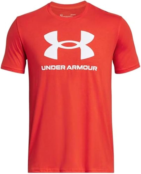 Amazon.com: Under Armour Mens Global Foundation Short-Sleeve T-Shirt , Black (001)/Red , Medium : Clothing, Shoes & Jewelry