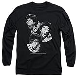 Bruce Lee Sounds of The Dragon Unisex Adult Long-Sleeve T Shirt for Men and Women, Small Black