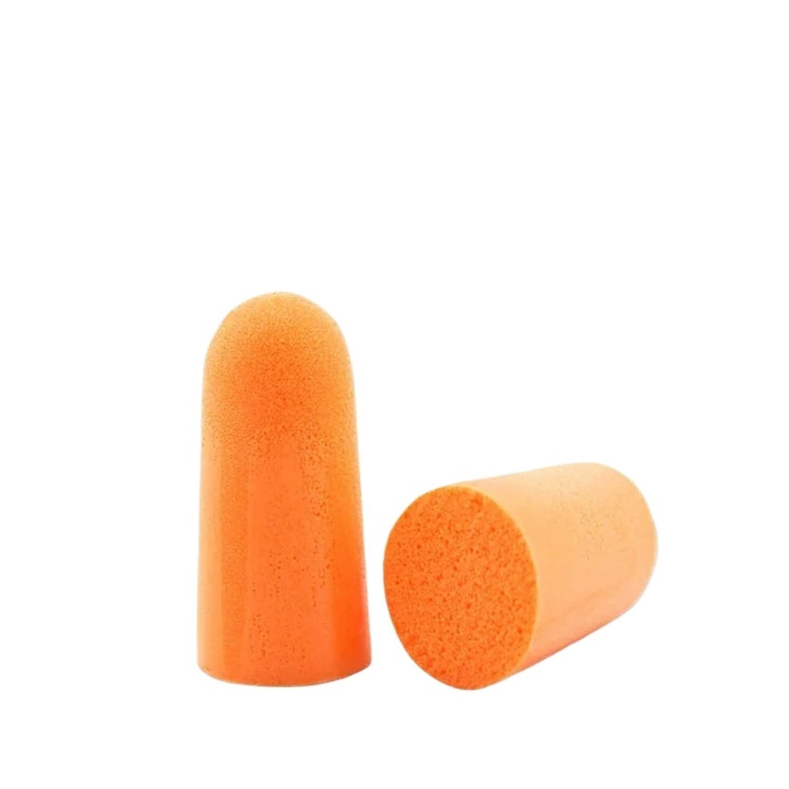 Tapones para dormir para los oídos, 100 unidades/50 pares, cómodos tapones para los oídos de espuma de reducción de ruido, tapones cónicos para los oídos (amarillo)