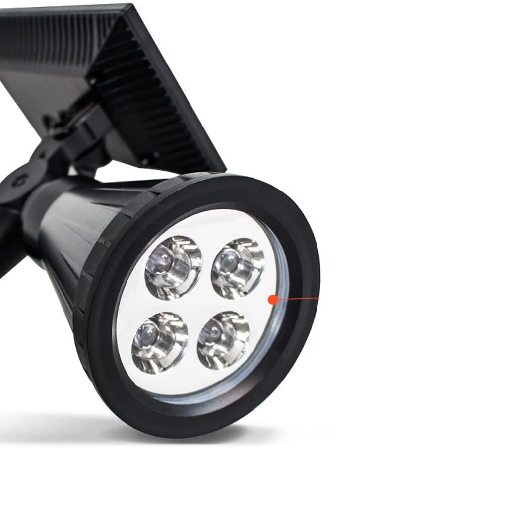 XMING Solar Outdoor Plug-in Spotlight Dziedziniec Ogród Willa Oświetlenie krajobrazu Lawn Plug-in Lamp (Size : White light)