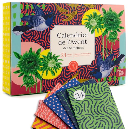 Graines pour potager surélevé et balcon : mon calendrier de l'Avent jardinage