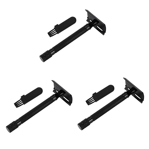 Beavorty 3 unids afeitadora manual amigable afeitadoras eléctricas para hombres maquinilla de afeitar de seguridad para hombres clásica maquinilla