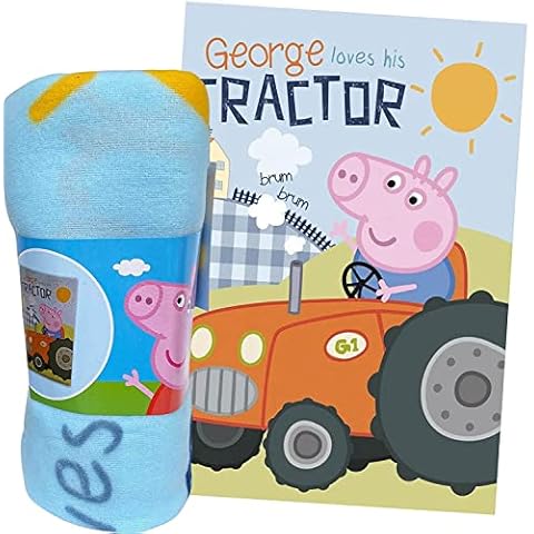 Peppa Pig Fleece Blanket with George Pig Cover