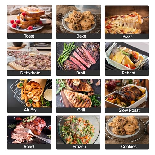 Nuwave Bravo XL Pro Smart Oven with Grill, Quicker & Crispier Results, Improved 100% Super Convection, Multi-Layer Even Cooking, 112 Foolproof Presets, 50-500F, Smart Probe, Stainless Steel, 30QT