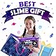 Original Stationery Galaxy Slime Kit mit Glow in The Dark Kleber und Sternen- Glitter & Galactic ! DIY Galaxie-Schleim Set um im Dunkeln Leuchtendem Galaktischen Schleim Machen