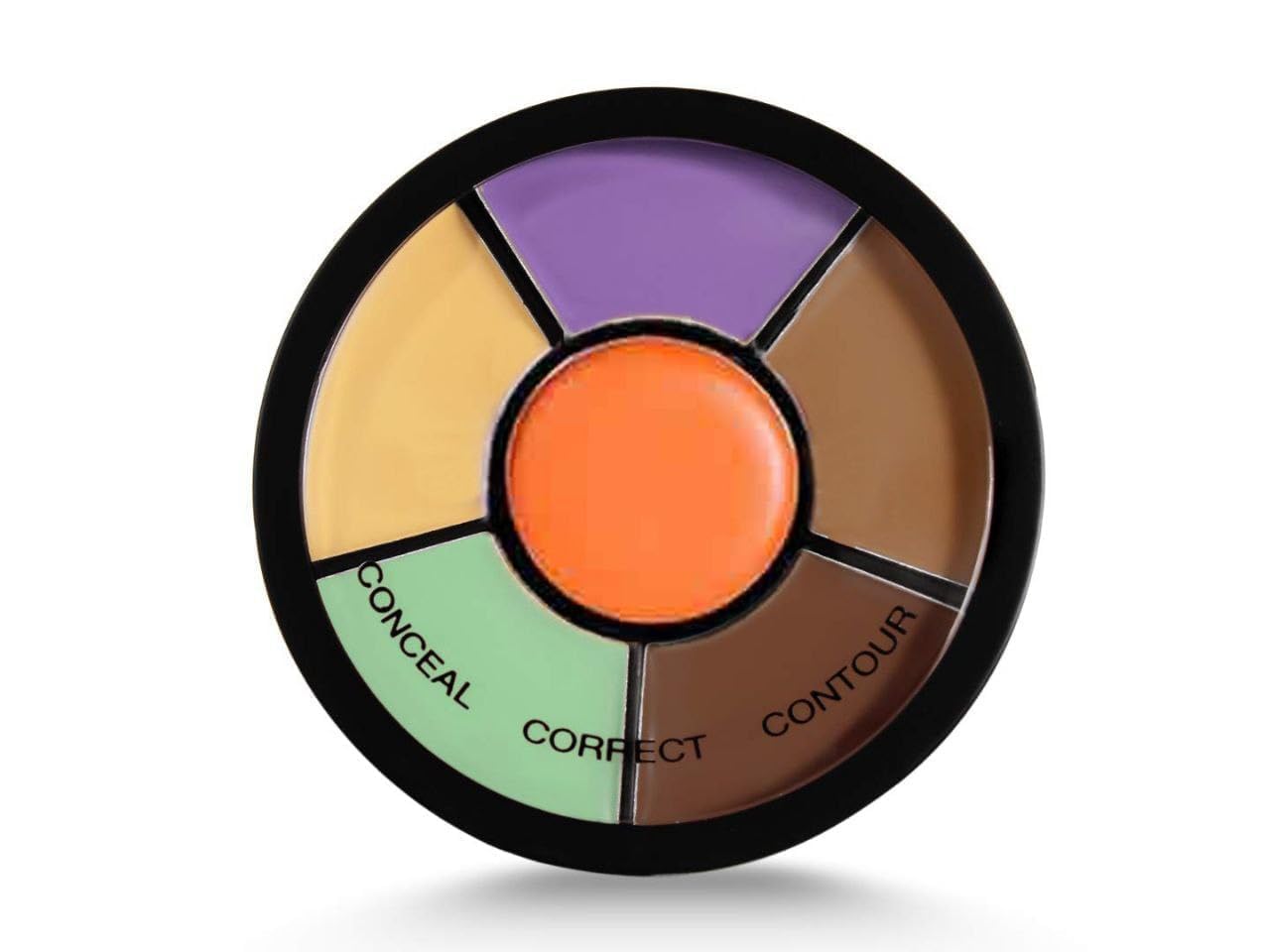 6-in-1 Makeup Palette Concealer for Dark Circles | Blush & Highlighter Palette | Oil Control Pro Concealer for Face Makeup | Conceal, Correct & Contour for All Skin Types-image-32