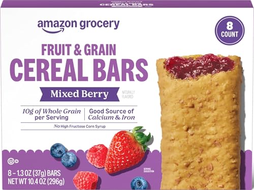 Amazon Grocery, Mixed Berry Fruit & Grain...