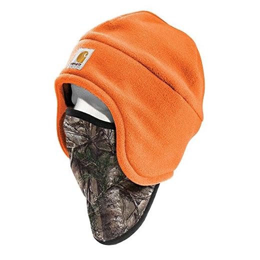Carhartt Men's Fleece 2 in 1 Hat, Brite Orange, OFA