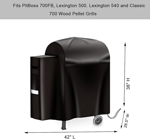 Miniatura 2 de 73700 - Cubierta de parrilla para Pit Boss 700FB, Lexington 500 y Lexington 540, Classic 700 Parrillas de pellets de madera, resistente 600D