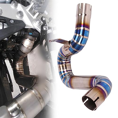 Éliminer la chaleur d'échappement sur BMW F750GS avec ce tuyau catalyseur titane