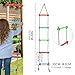 Climbing Rope Ladder with 5 Section Straps for Tree House, Exercise Equipment, Fitness Toy